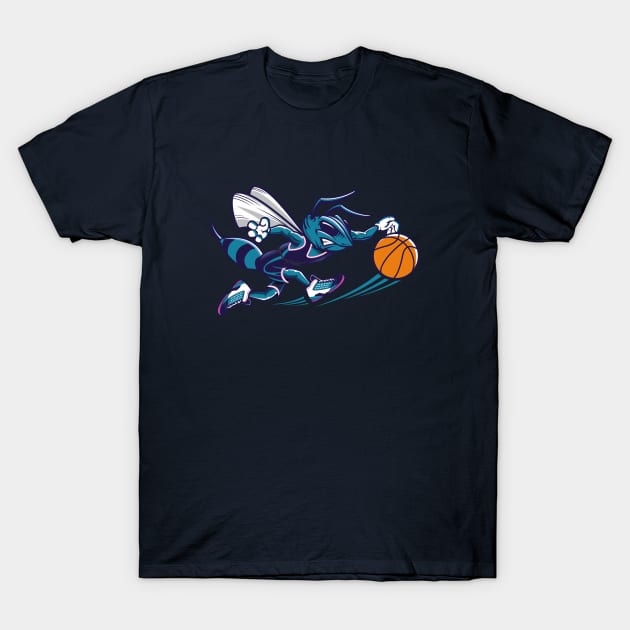 Hornet Basketball Player T-Shirt by michony